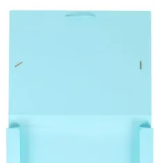 imagen de Spirit: Caja de carpeta de goma azul pastel A4 de 30 mm de grosor 2