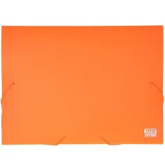 Spirit: Caja de carpeta de goma de plástico naranja neón A4