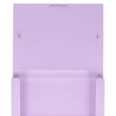imagen de Spirit: Caja de carpeta de goma lila pastel A4 de 30 mm de grosor 2