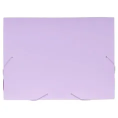 Spirit: Caja de carpeta de goma lila pastel A4 de 30 mm de grosor