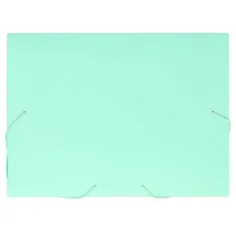 Spirit: Caja de carpeta de goma verde pastel A4 de 30 mm de grosor