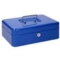 Spirit: Caja de dinero azul pequeña y cerrable - CB320