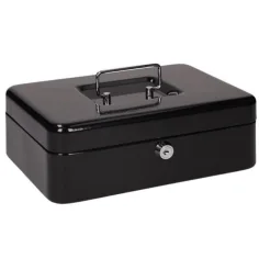 Spirit: Caja de dinero pequeña y cerrada negra - CB320