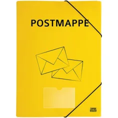 Spirit: Carpeta amarilla de PVC con goma A4