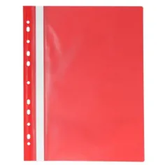 Spirit: Carpeta de anillas perforada roja 110/170 A4