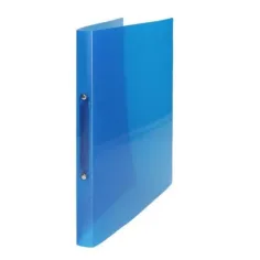 imagen de Spirit: Carpeta de anillas transparente azul de 30 mm A4 2