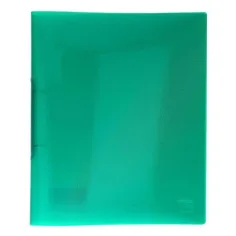 Spirit: Carpeta de anillas transparente verde de 30mm A4