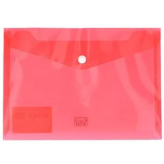 Spirit: Carpeta de archivo transparente de color rojo tamaño A/5