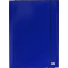 Spirit: Carpeta de cartón azul con goma A4 900g