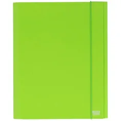 Spirit: Carpeta de cartón verde neón de goma de 30 mm de grosor