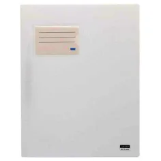 Spirit: Carpeta de encuadernación con soporte para tarjetas en color blanco A4