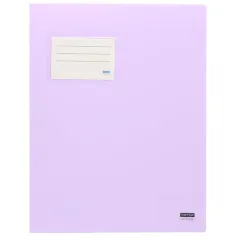 Spirit: Carpeta de encuadernación con soporte para tarjetas en color lila claro A4
