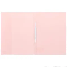 imagen de Spirit: Carpeta de encuadernación con soporte para tarjetas en color naranja pastel A4 2