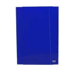 Spirit: Carpeta de goma de color azul tamaño A/4