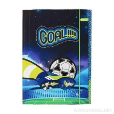 Spirit: Carpeta de goma de portería de fútbol tamaño A/4