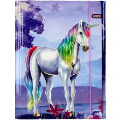 Spirit: Carpeta de goma de unicornio mágico A/4
