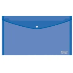 Spirit: Carpeta de plástico transparente azul 235x115mm