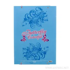 imagen de Spirit: Carpeta elástica con mariposas en tamaño A/4 2