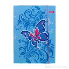 Spirit: Carpeta elástica con mariposas en tamaño A/4