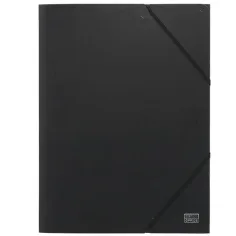 Spirit: Carpeta elástica negra A/4