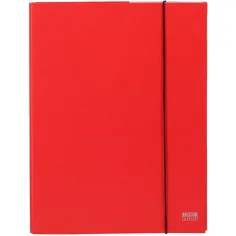 Spirit: Carpeta elástica roja tamaño A4