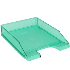 Spirit: Carpeta transparente verde esmeralda A4