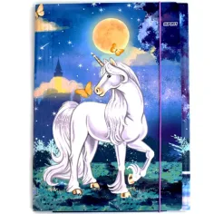Spirit: Cree en la Magia carpeta de goma con diseño de unicornio tamaño A/4