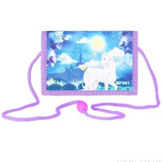 Spirit: Cree en la Magia cartera con velcro de unicornio 12,5x8,5cm