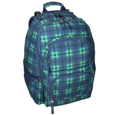 Spirit: E-Bag mochila escolar azul redondeada, mochila 46x34x22cm