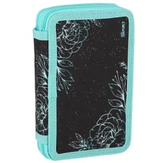Spirit: Estuche de dos pisos decorado con flores de 28 piezas