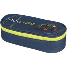 Spirit: Estuche ovalado con diseño de tractor 20x10x6cm