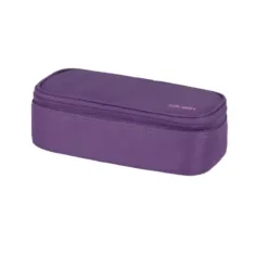 Spirit: Estuche ovalado morado 23x10x5,5cm