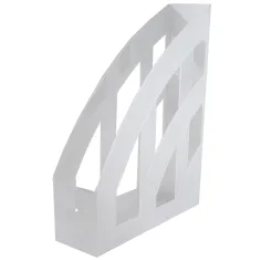 Spirit: Funda de archivo transparente blanca 7,5x31,5x24,5cm