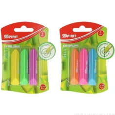Spirit: Goma triangular de gelatina en varios colores, set de 3 unidades