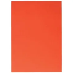 Spirit: Hoja de cartón decorativo de color naranja 70x100cm 1ud