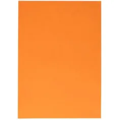 Spirit: Hoja de cartón decorativo en color naranja 70x100cm