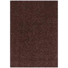 Spirit: Hoja de espuma decorativa autoadhesiva brillante de color marrón oscuro A/4 1ud