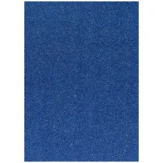 Spirit: Hoja de espuma decorativa autoadhesiva brillante en color azul A/4 1ud