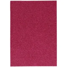 Spirit: Hoja de espuma decorativa autoadhesiva brillante en color fucsia A/4 1ud