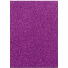 Spirit: Hoja de espuma decorativa brillante color lila A/4 1ud