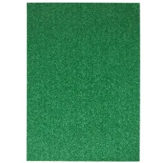 Spirit: Hoja de espuma decorativa brillante de color verde A/4 1ud