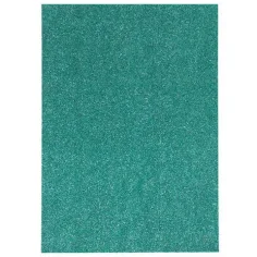 Spirit: Lámina de goma EVA decorativa con purpurina, de color verde claro, A4, 1 unidad
