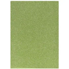 Spirit: Hoja de espuma decorativa brillante de color verde limón A/4 1ud