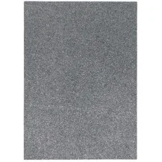 Spirit: Hoja de espuma decorativa con purpurina gris A/4 1 ud.