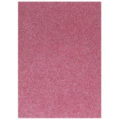 Spirit: Hoja de espuma decorativa brillante rosa A/4 1ud