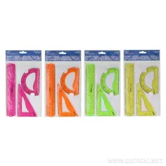 Spirit: Juego de reglas flexibles de 3 piezas en varios colores