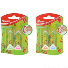 Spirit: Kiki borrador triangular en varios colores set de 2 unidades