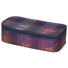Spirit: Mi bolsa estuche ovalado lila con patrón 23x10cm