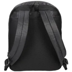 imagen de Spirit: Mochila de cuero sintético negra de tres compartimentos 41x33x7,5cm 3