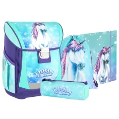 Spirit: Mochila ergonómica de unicornio Cool Little Dream, set de 4 piezas